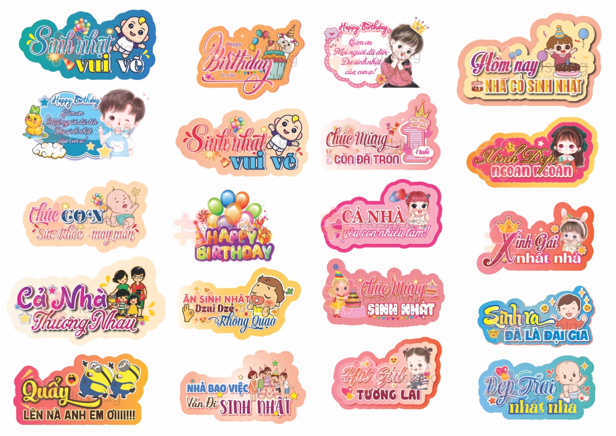 Hashtag sinh nhat be 03